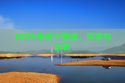 CSDN博客下载器，探索与解析